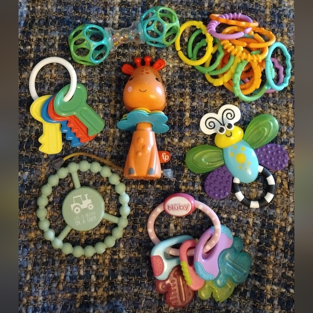 Bundle of baby toys